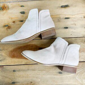 Aldo Gweria Ankle Leather Pale Pink Pull On Boots Women's ‎ 8.5 Pastel Soft